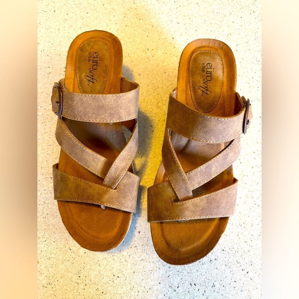 Women's Tan Sandals by Sofft, NWOT